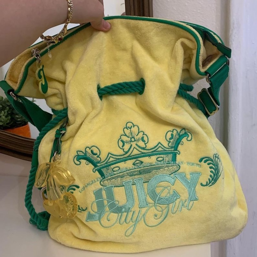 Juicy couture terry cloth bag